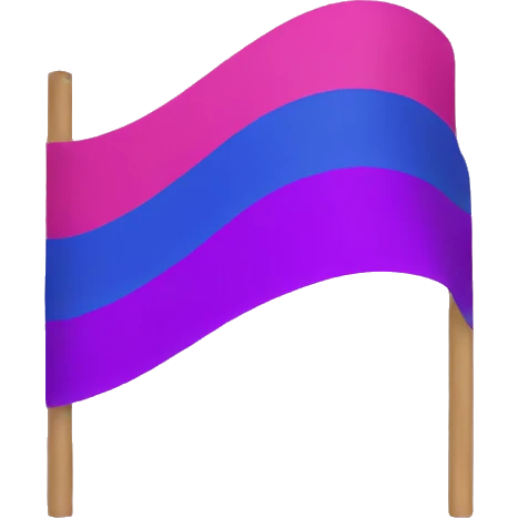 Bisexual flag emoji