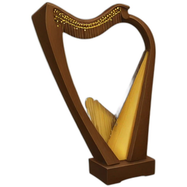 Harp player emoji