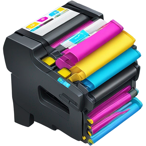 Color cartridge for printer emoji