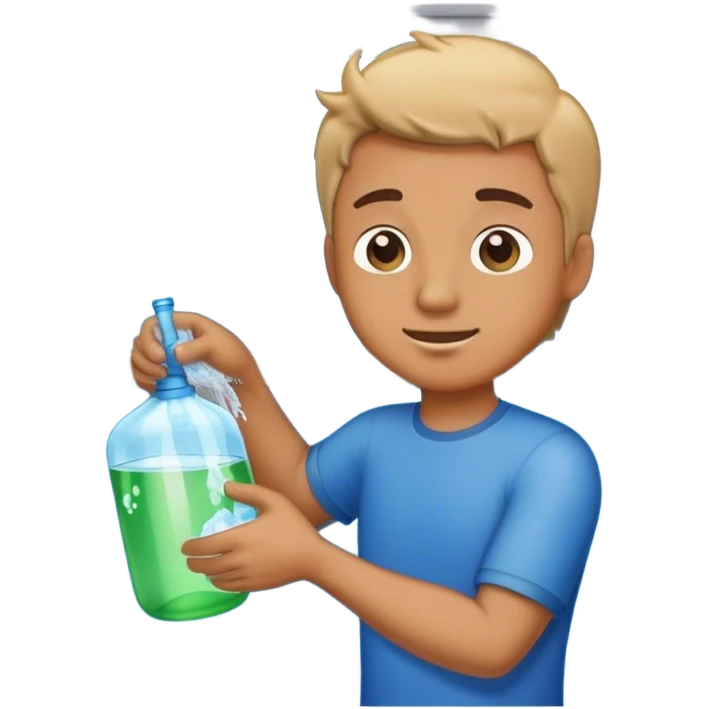 guy cleaning windows water emoji