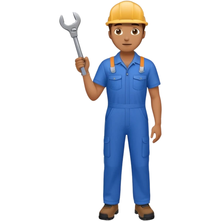 mechanic full body emoji