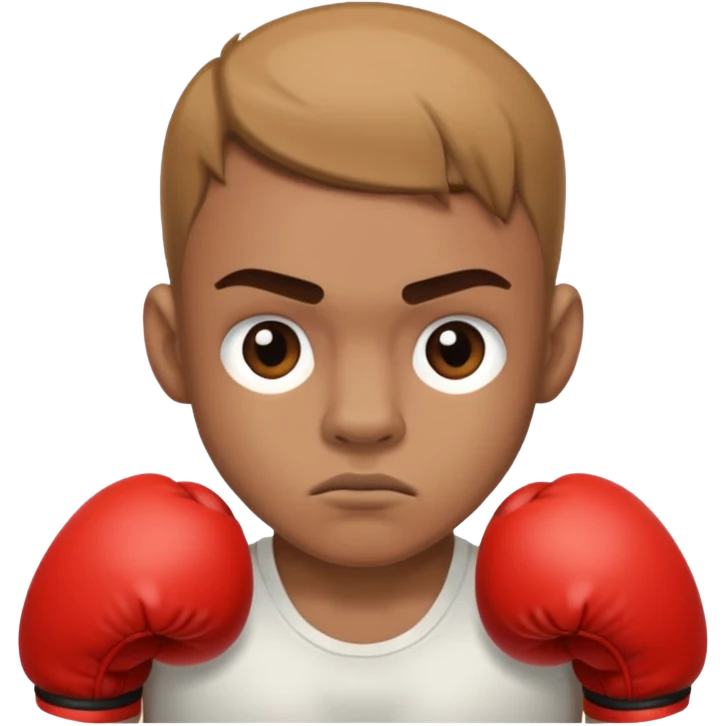 Boxer, calm emoji