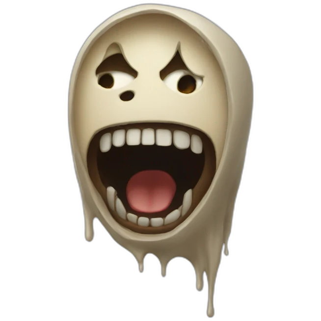 Scream emoji
