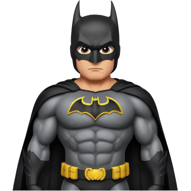 Batman in a Batman costume emoji