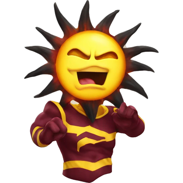 Sparky the sun devil  emoji