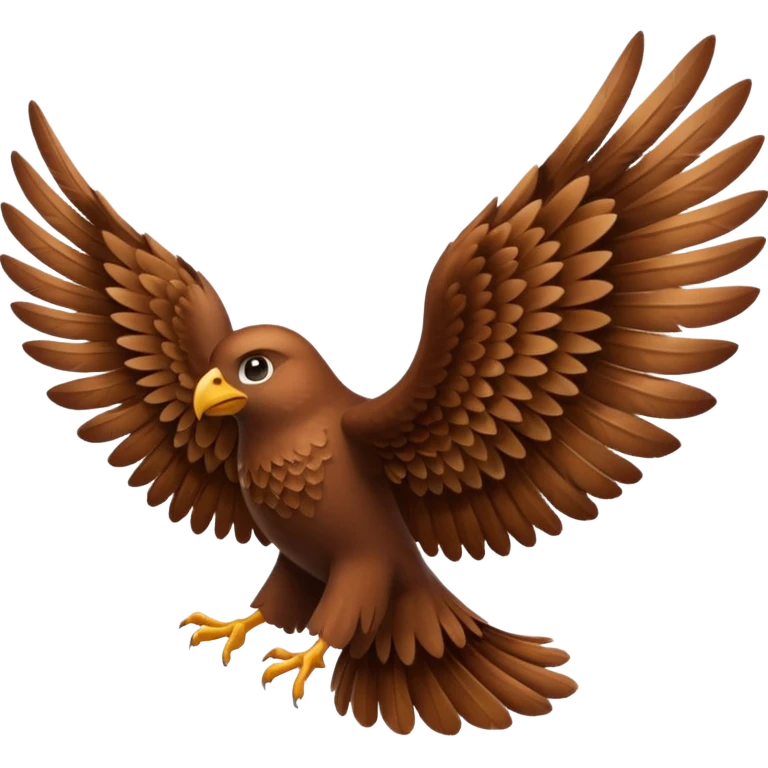 Brown wings only  emoji