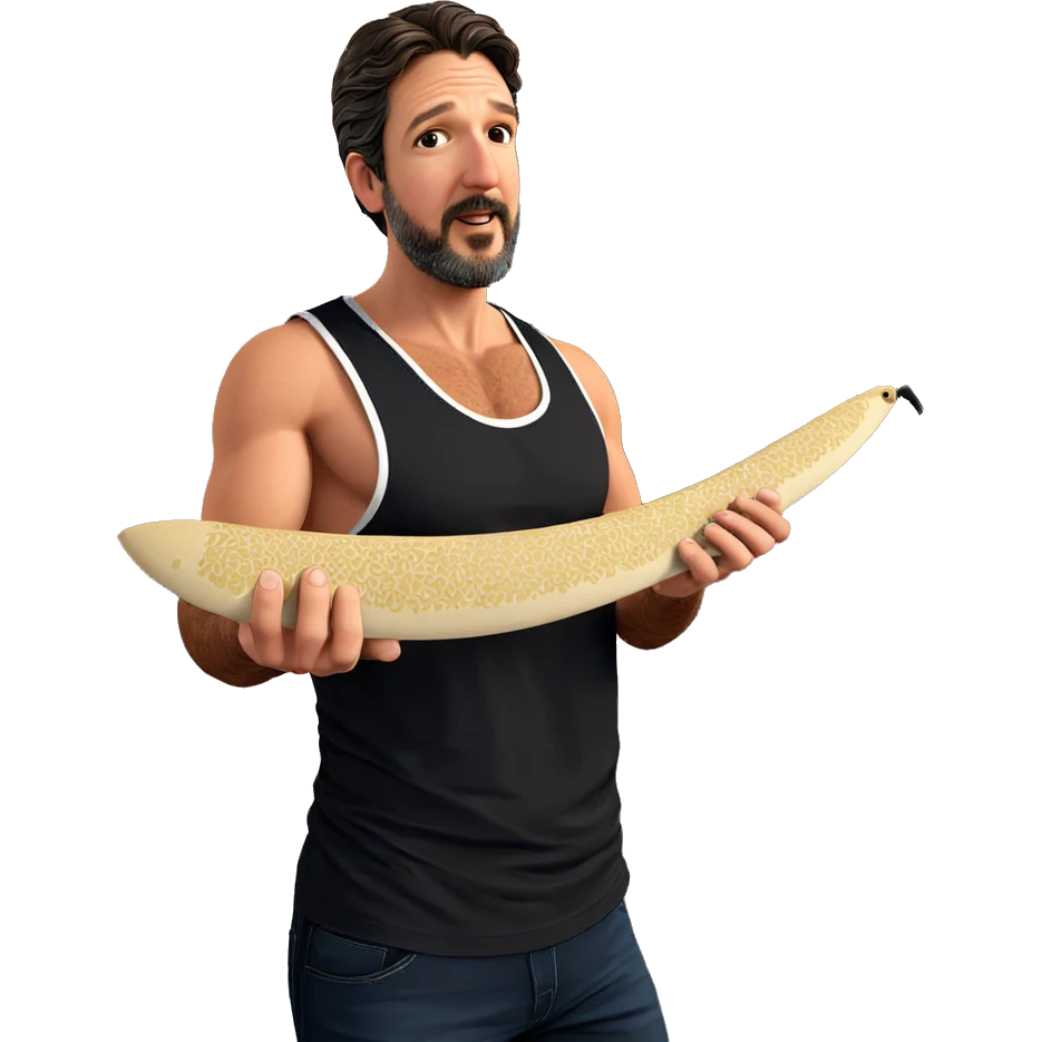 handsome man with facial hair emoji