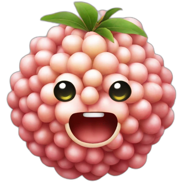 Lychee emoji