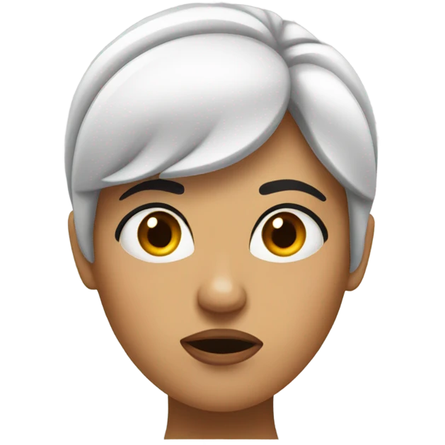 Woman confused emoji