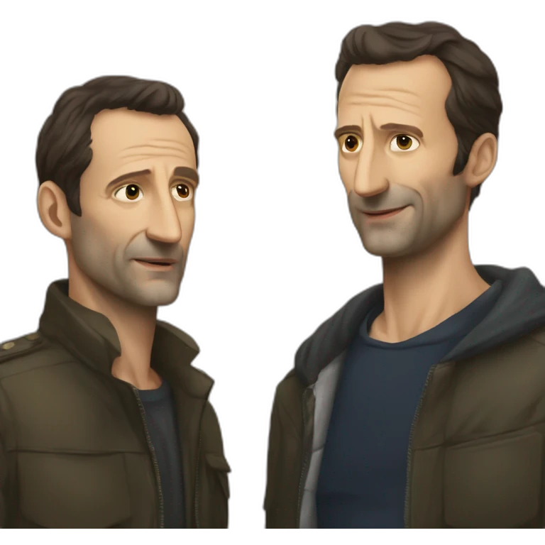 Mathieu Kassovitz with beare emoji
