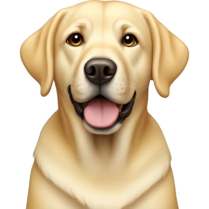 Yellow lab emoji