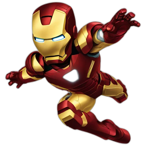 Iron Man flying emoji