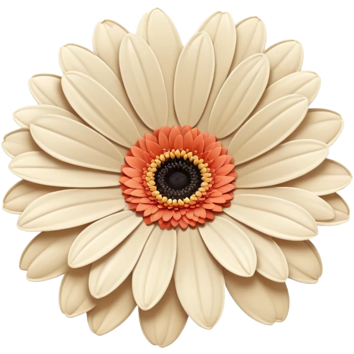 light beige Gerbera flowers  emoji