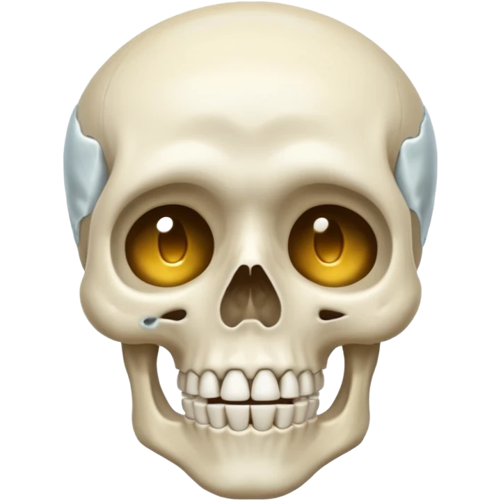 Squelette qui pleure emoji