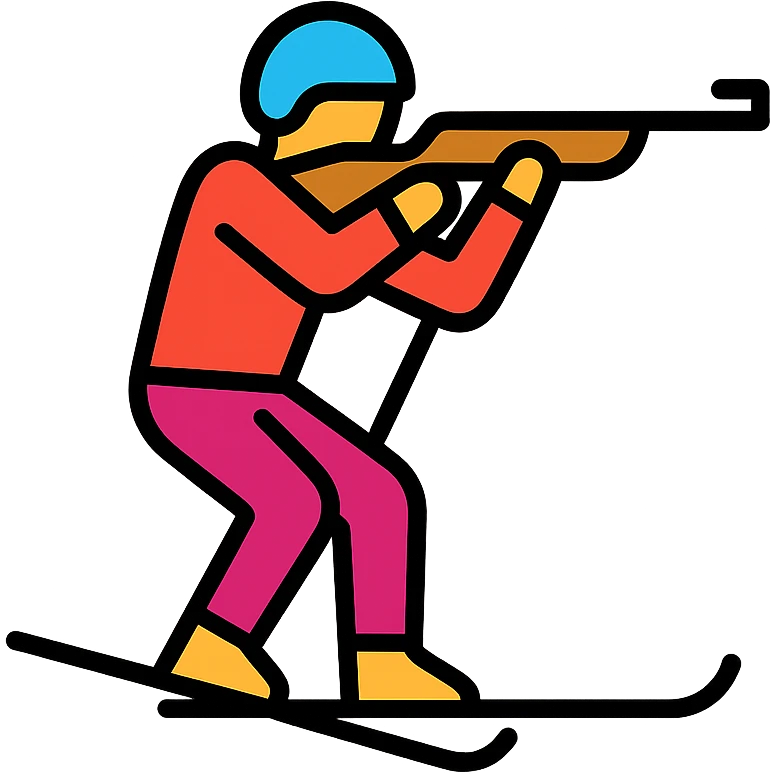 Biathlonist emoji