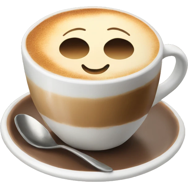 cappuccino in a cup emoji