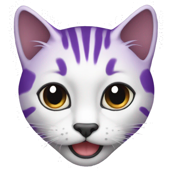 Gato morado emoji