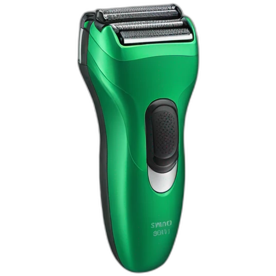 hair shaver green emoji