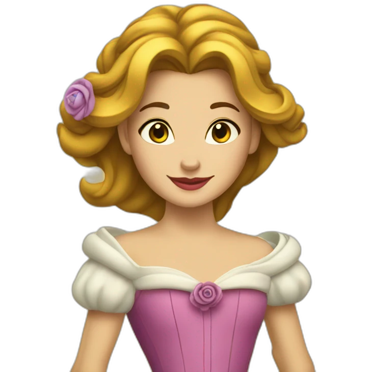Belle et la bête emoji