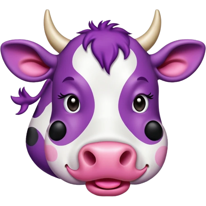 purple cow emoji