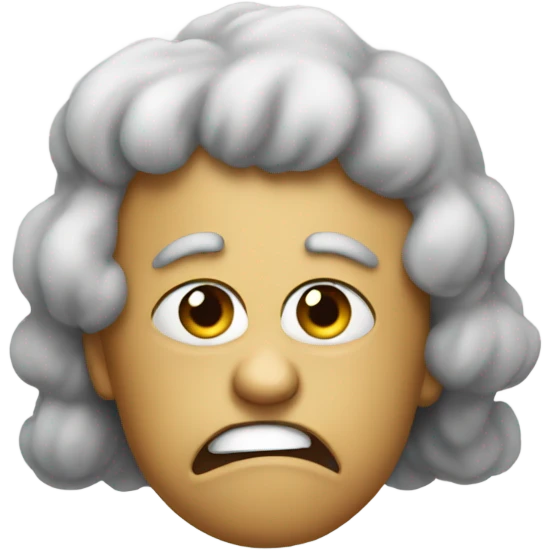 A booger emoji