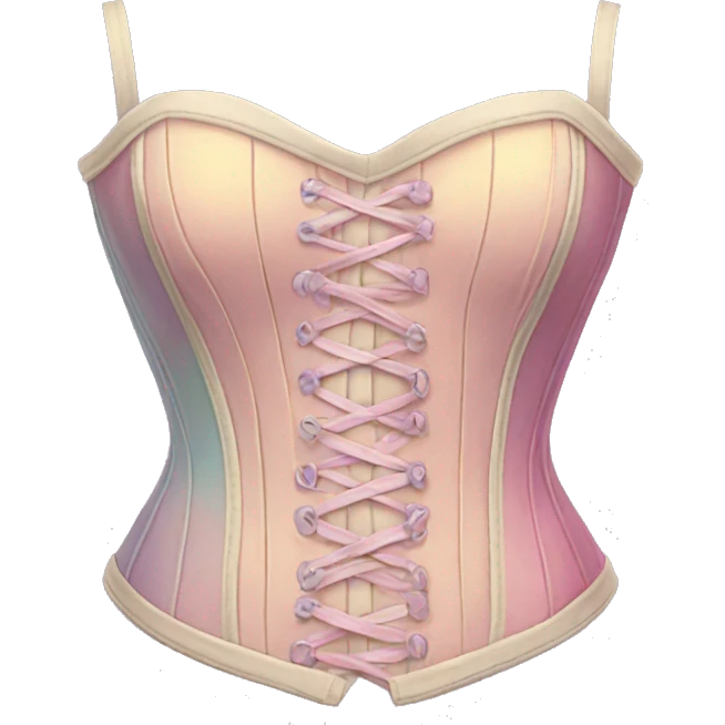 Pastel corset  emoji