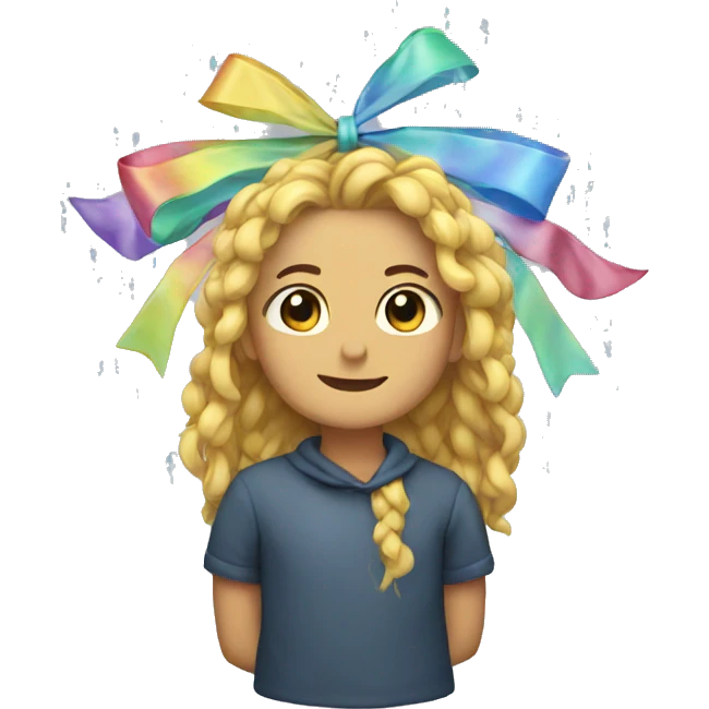 Raining bows  emoji