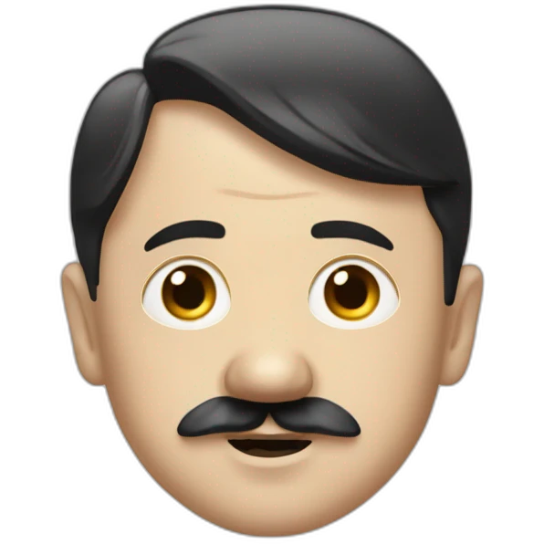 Adolf hitler with a béer emoji
