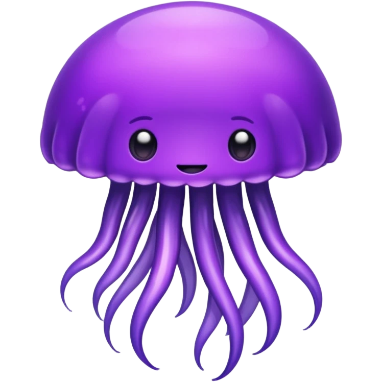 Make a purple jellyfish emoji