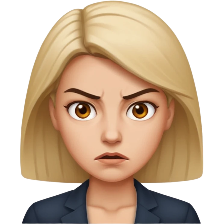 aggressive female boss emoji