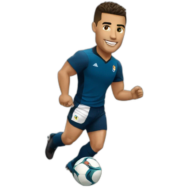 Ronaldo qui fait du rugby emoji