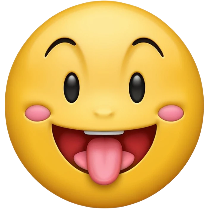 Emoji with tongue out emoji