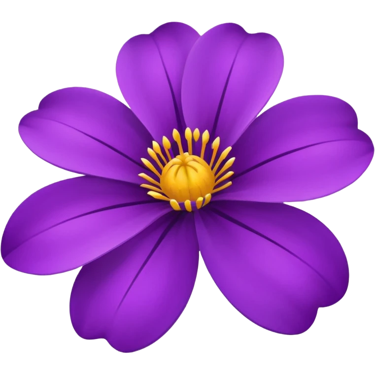 purple flowers emoji