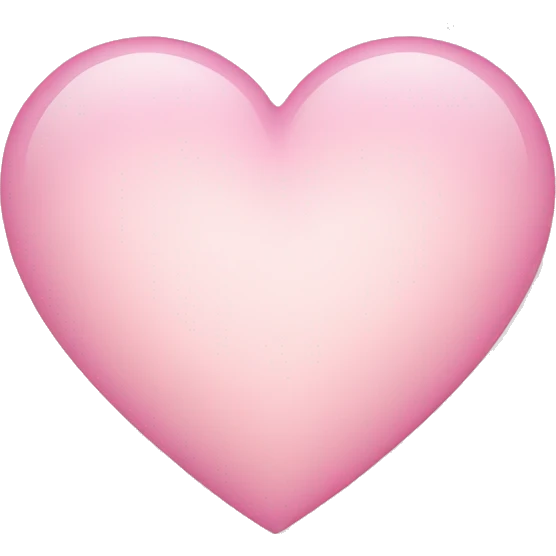 light pink heart emoji