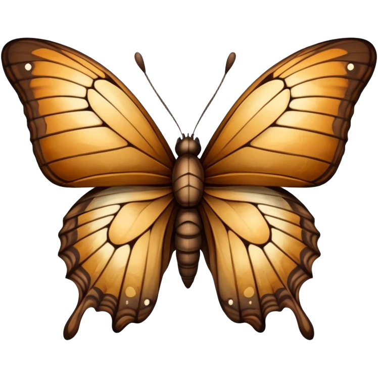 crackled dead non symmetrical butterfly emoji
