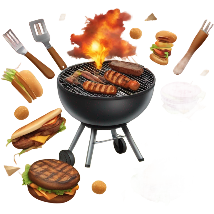 barbecue explosion emoji