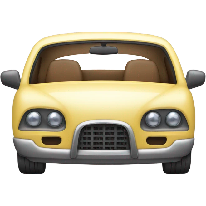 car with dog inside  emoji
