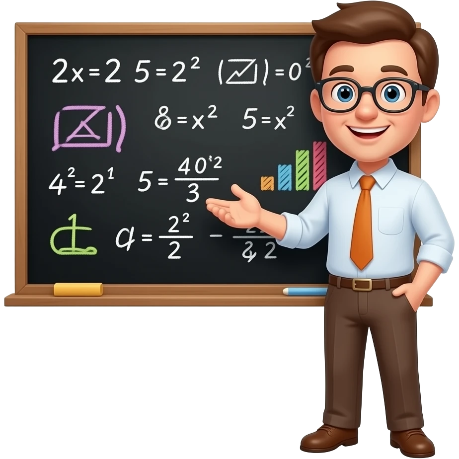 maths cartoon emoji