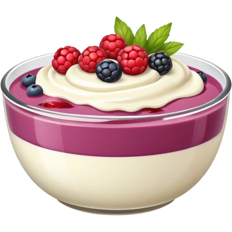 fruit yogurt emoji