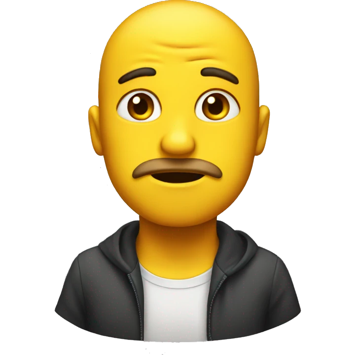Side eye yellow emoji emoji