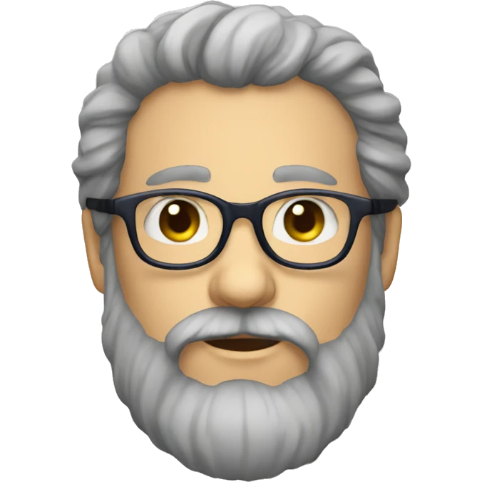 Majestic french bearded person with glasses emoji