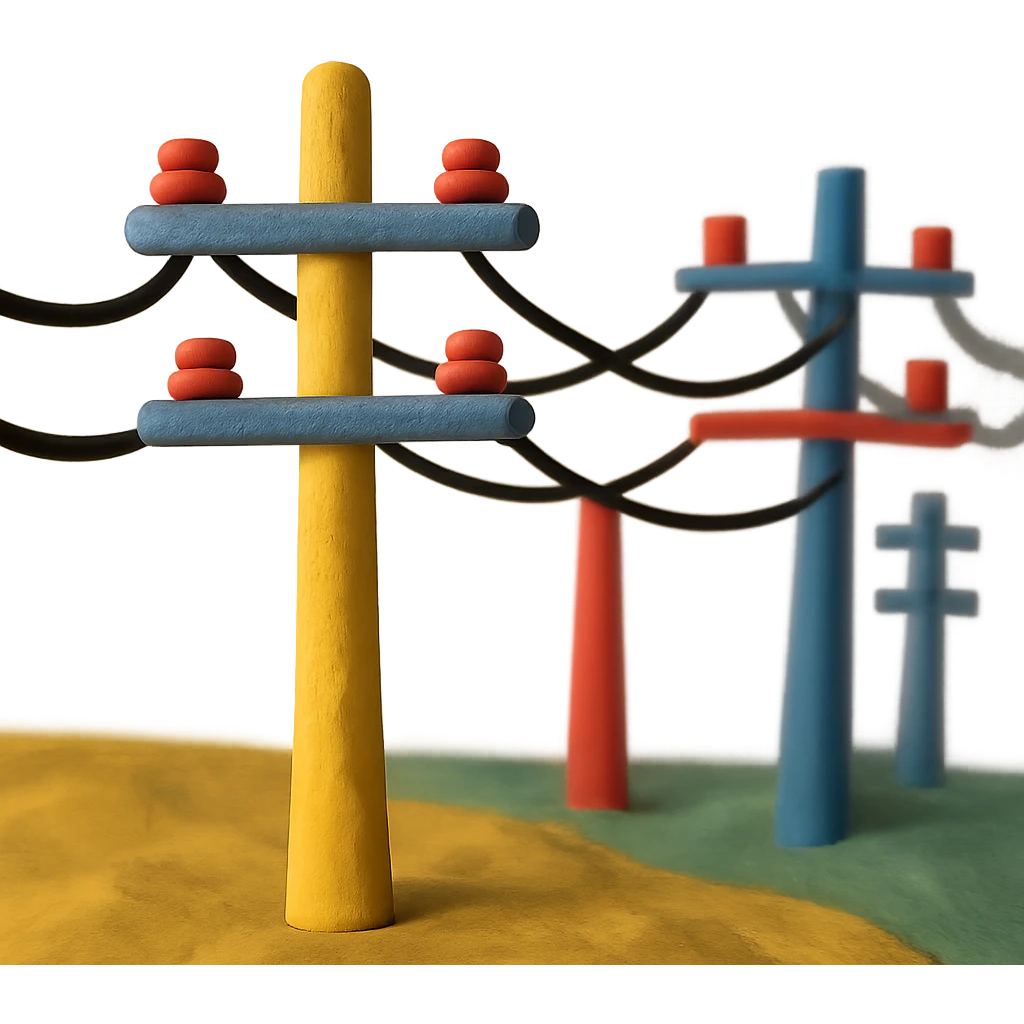 power lines emoji