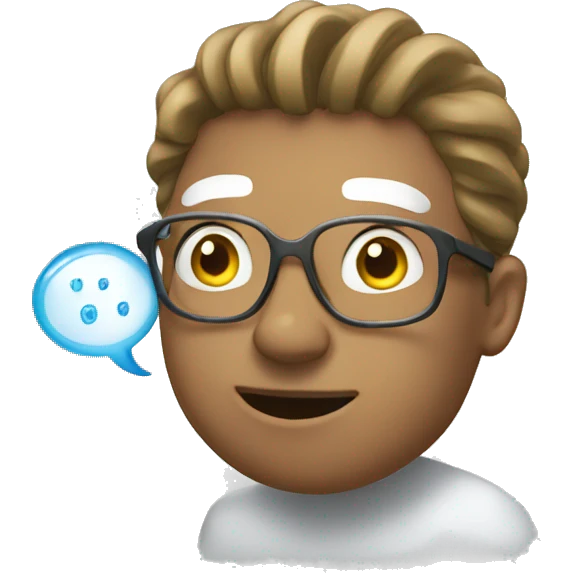 Thinking bubble of success  emoji