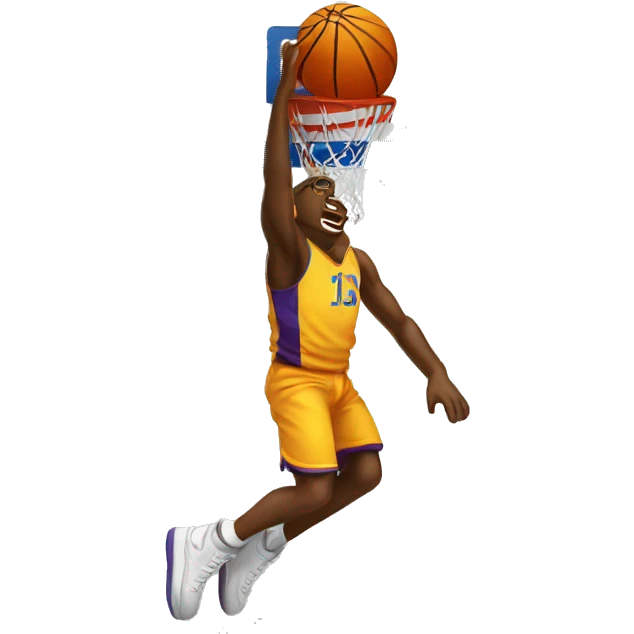dunking basketball emoji