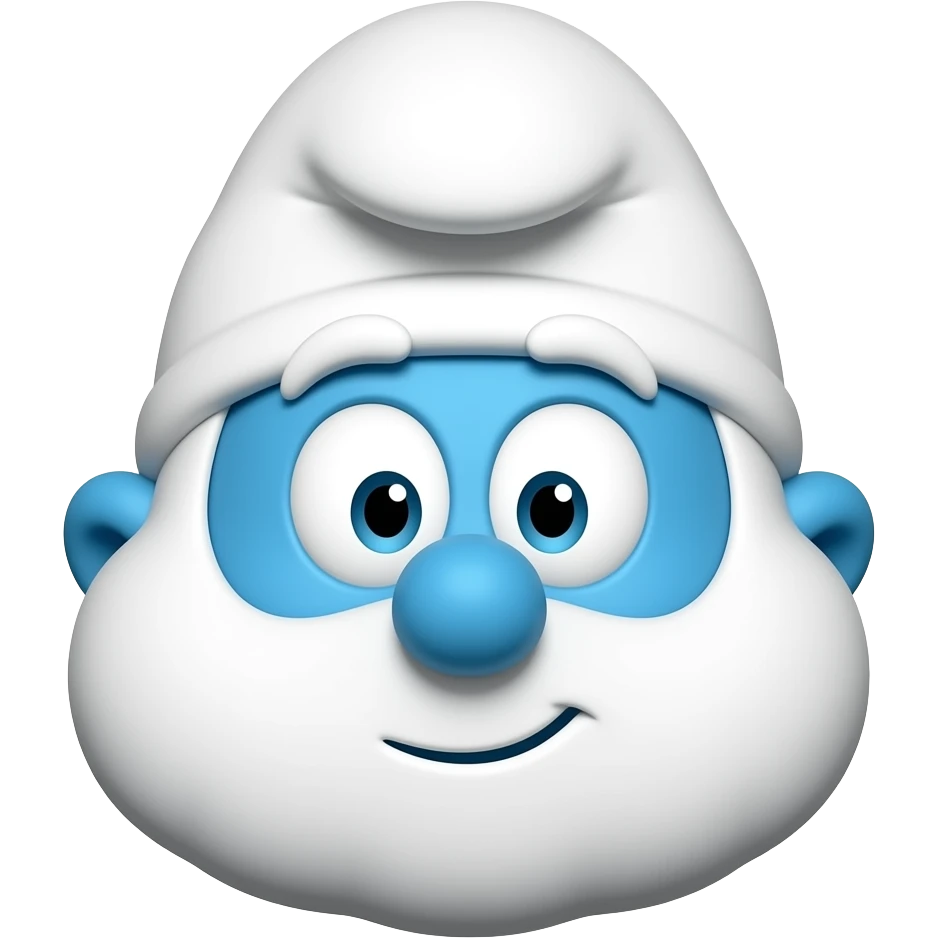 fall guys smurf bean emoji