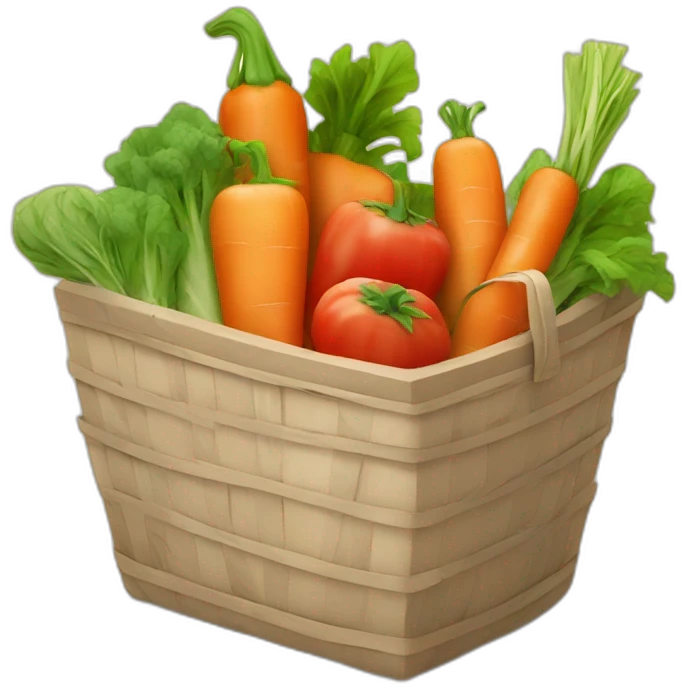Vegetables in the basket emoji