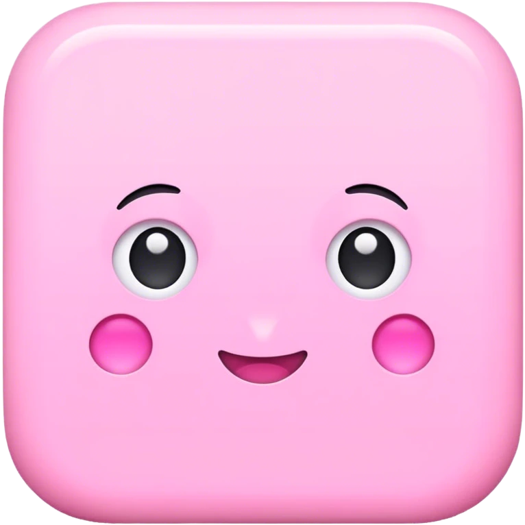 Pastel pink emoji