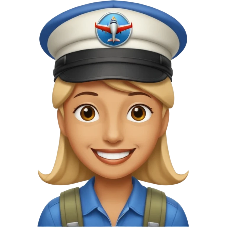 Horny airplane emoji