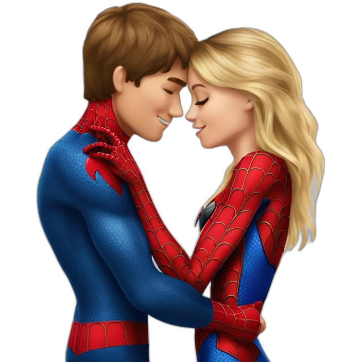Hannah montana spider-man kiss emoji