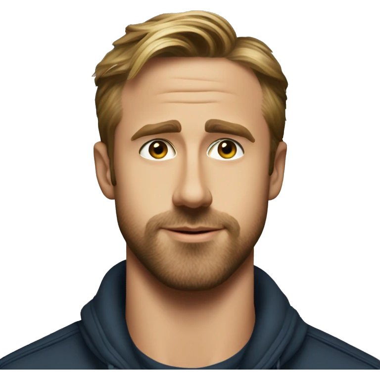ryan gosling in blae uner emoji